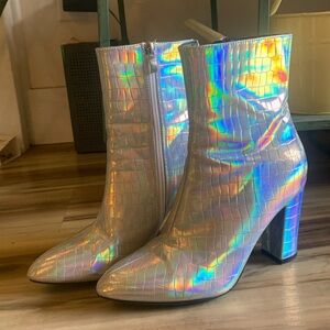 Shein Holographic Boots